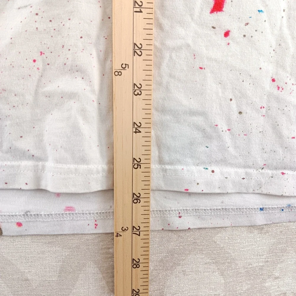 Nike x Futura Breaking Paint Splatter T Shirt Men's XL‎ White Graphic Tee